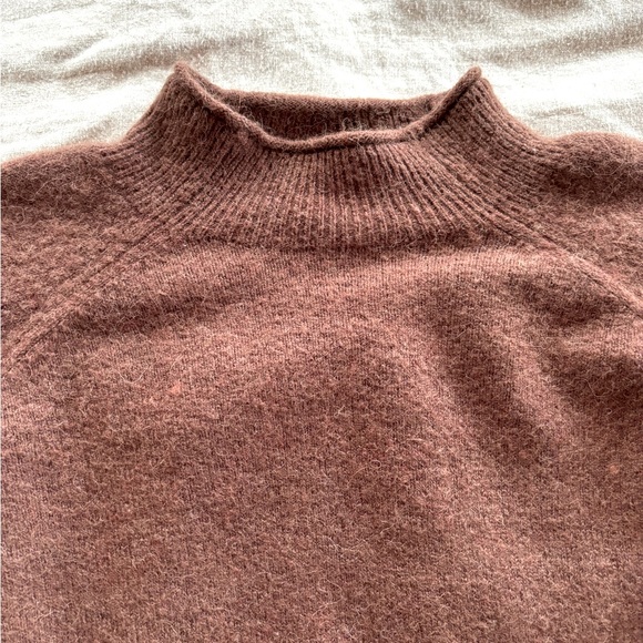 J. Crew Rich Brown Turtleneck Sweater - Picture 2 of 5